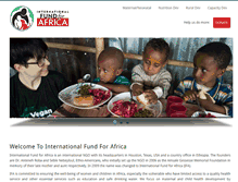 Tablet Screenshot of ifundafrica.org